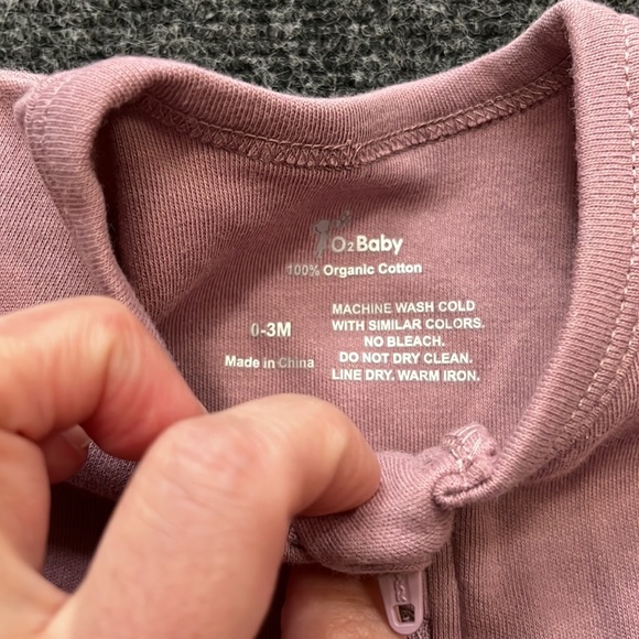 O2 baby 100% organic cotton sleeper Sz 0-3m NWT bundle to save - Picture 3 of 6